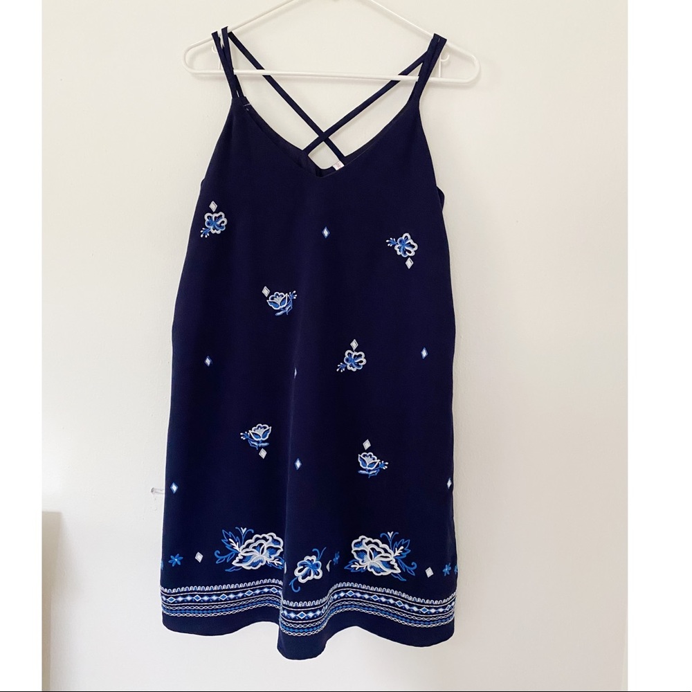 Blue Floral Dress